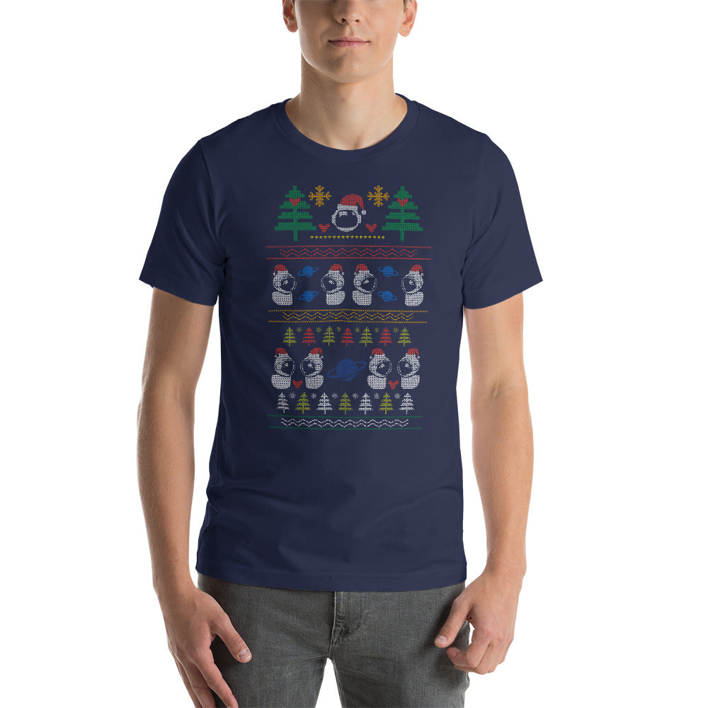Astronaut Christmas Sweater - Christmas Unisex T-Shirt