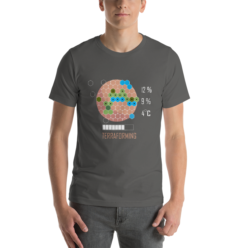 16 Bit Terraforming Mars Unisex T-shirt