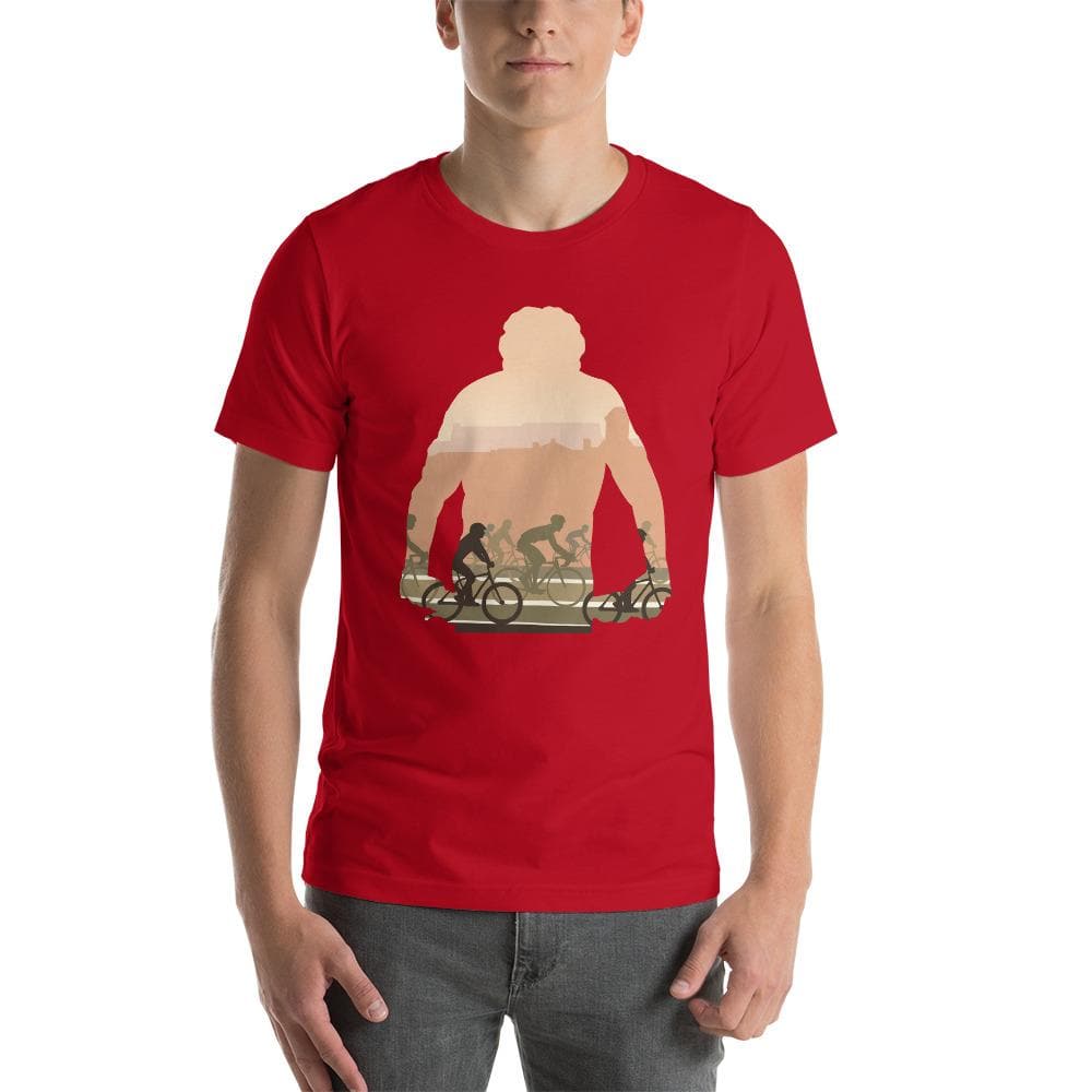 Flamme Rouge Silhouette Unisex T Shirt