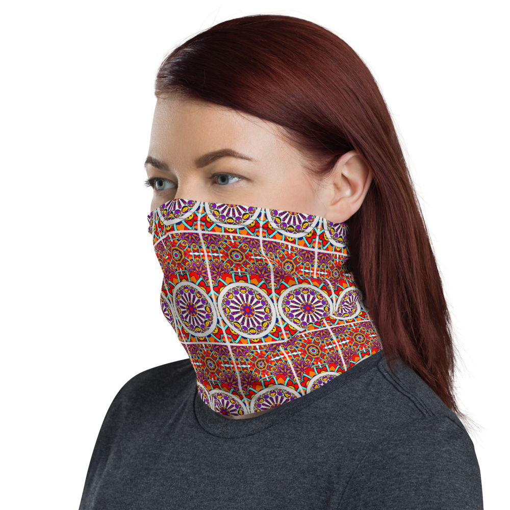 Sagrada (rectangle pattern) Inspired Unisex Neck Gaiter/ Face Mask