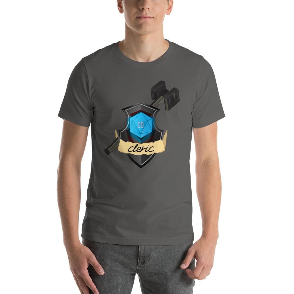 Cleric Fantasy RPG D20 Character Class Unisex T-Shirt