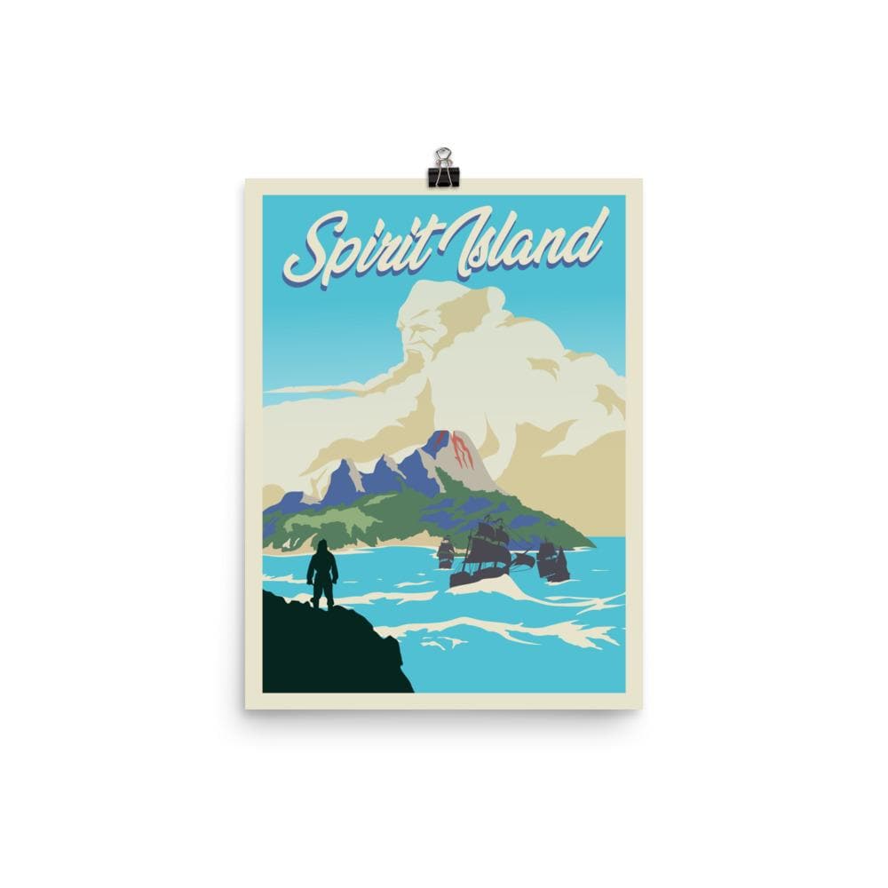 Spirit Island Minimalist Board Game Art Poster