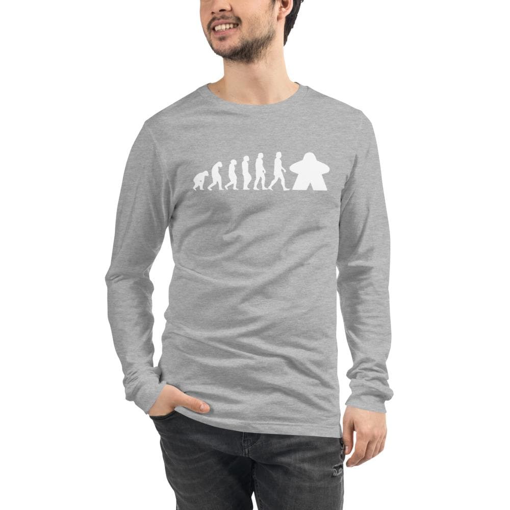 Meeple Evolution Unisex Long Sleeve T-shirt