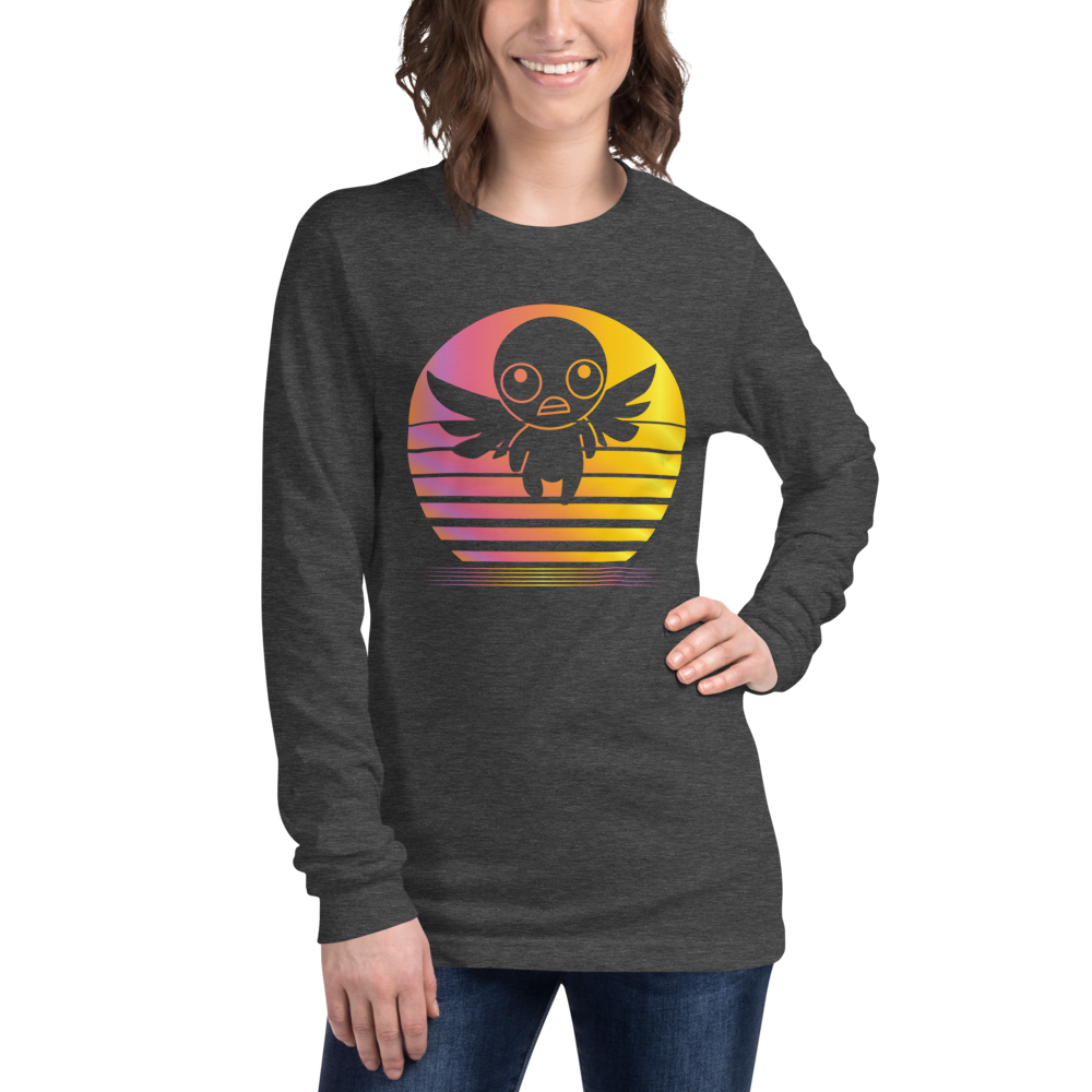 The Binding of Isaac Synthwave Unisex Long Sleeve T-Shirt