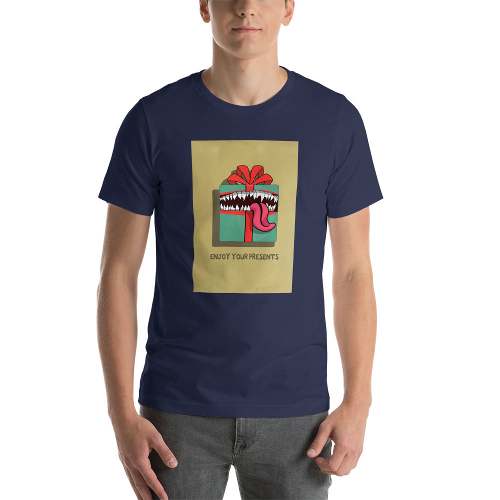 Enjoy Your Presents Mimic - Christmas Dungeon RPG Unisex T-Shirt