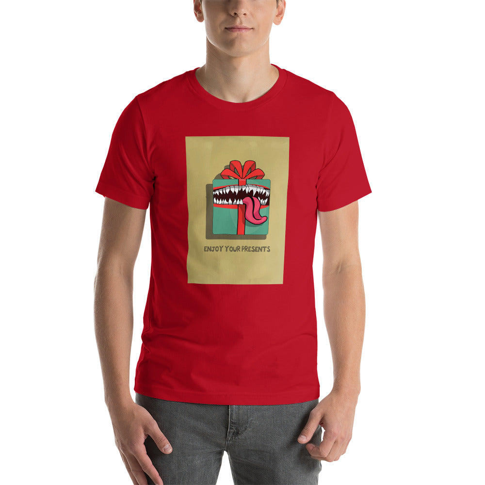 Enjoy Your Presents Mimic - Christmas Dungeon RPG Unisex T-Shirt