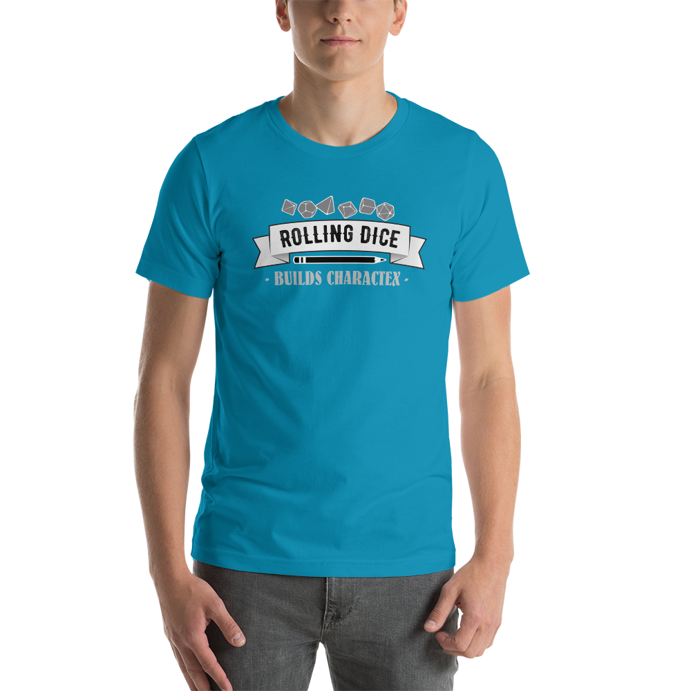 Rolling Dice Builds Character Dungeon RPG  Unisex T-Shirt
