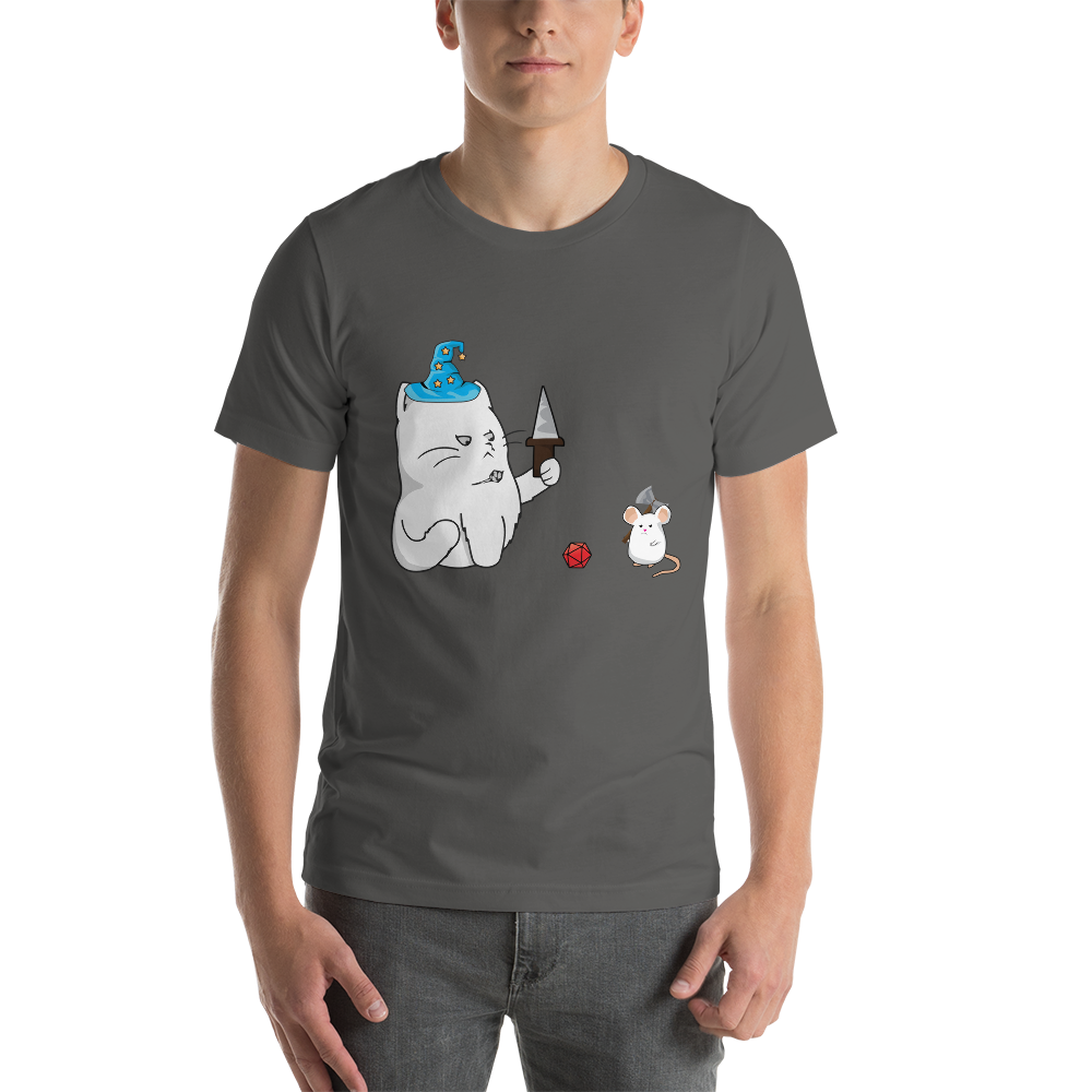 Cat and Mouse Adventure Party Dungeon RPG Unisex T-Shirt