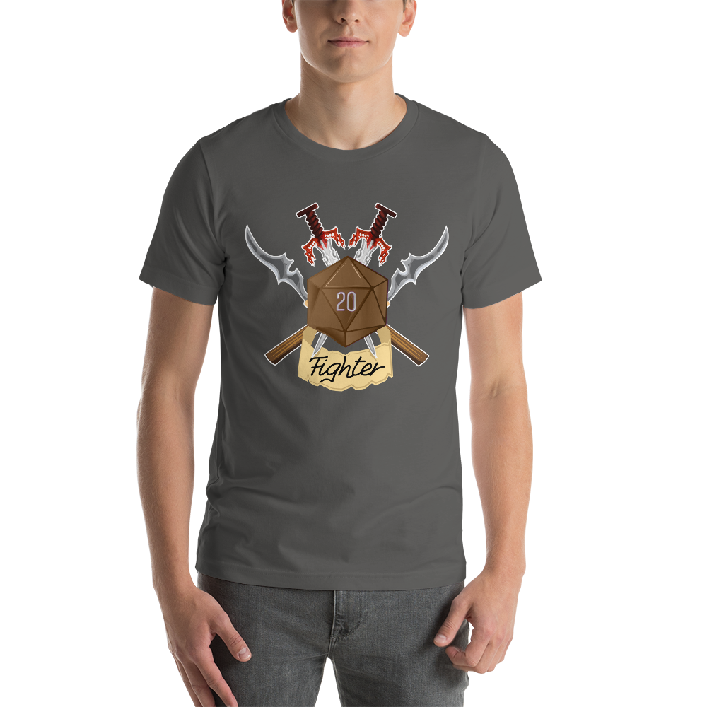 Fighter Fantasy RPG Character class Unisex T-Shirt