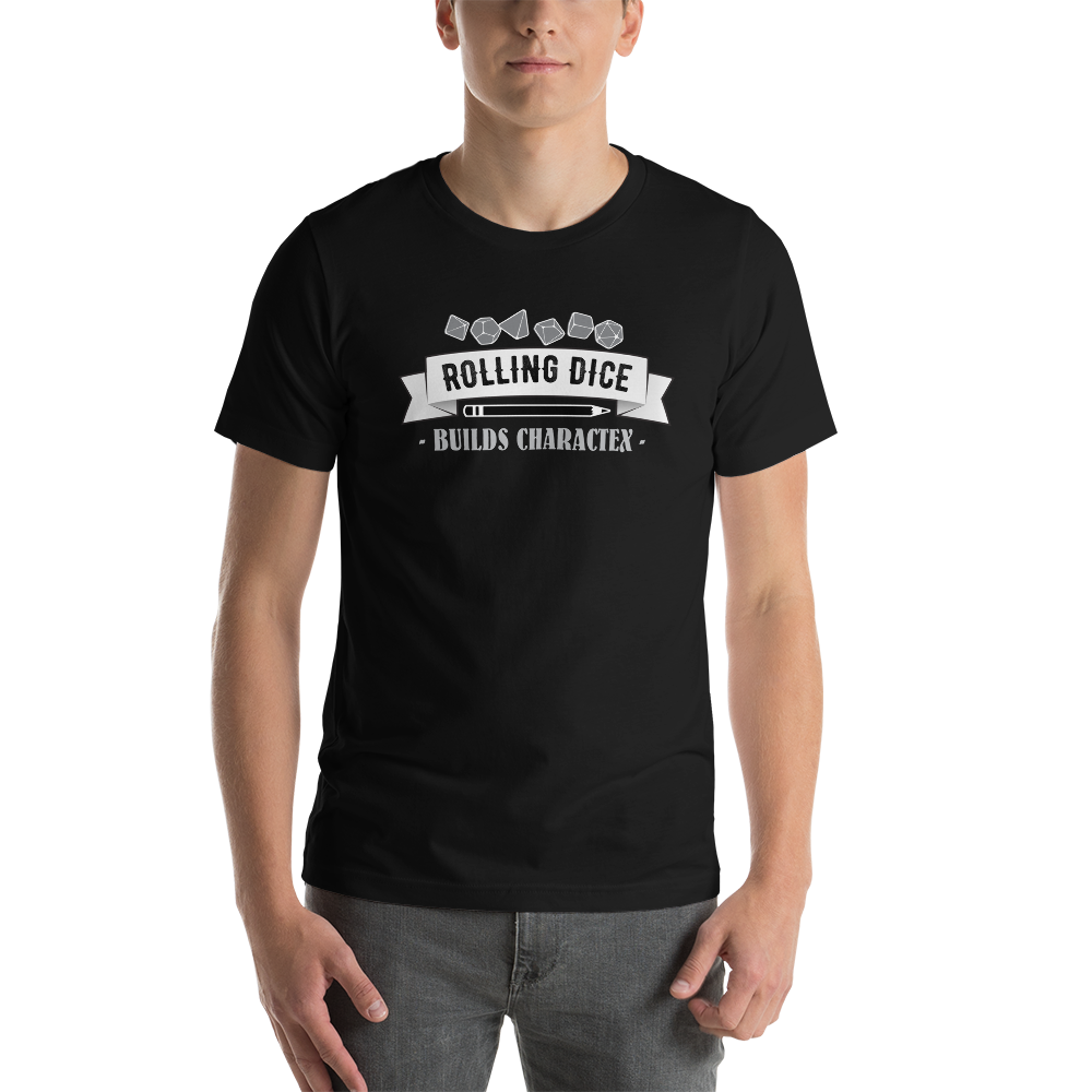 Rolling Dice Builds Character Dungeon RPG  Unisex T-Shirt