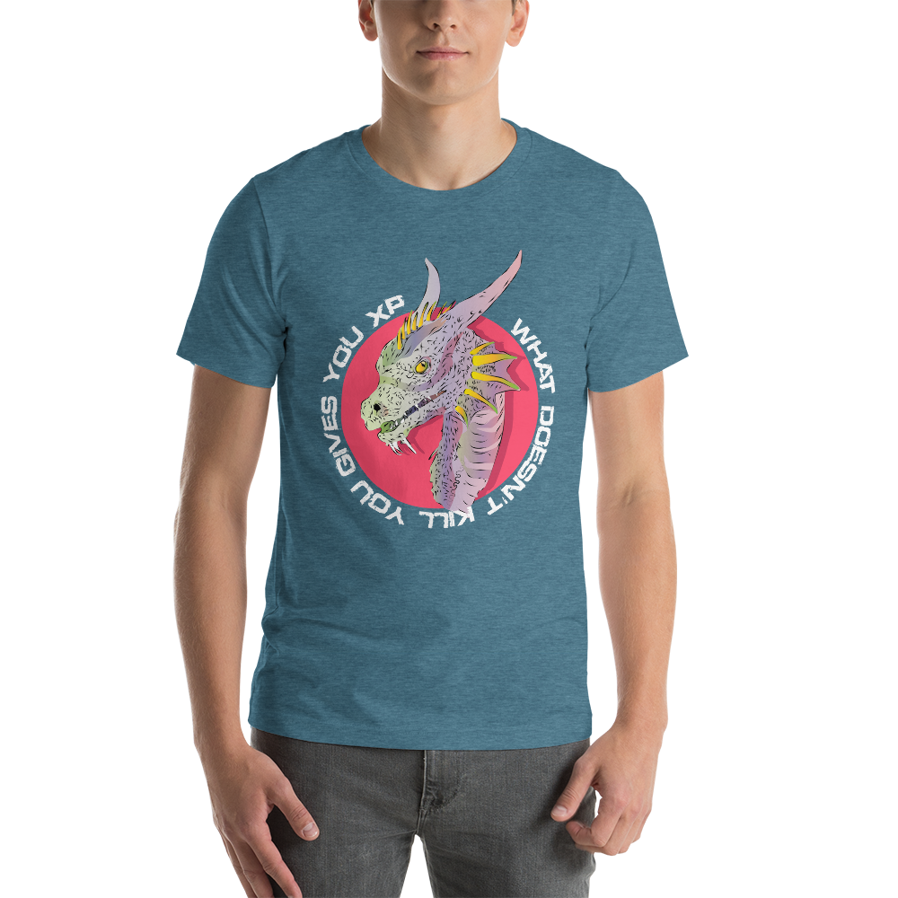 What Doesn't Kill You Gives You XP Dragon RPG Unisex T-Shirt