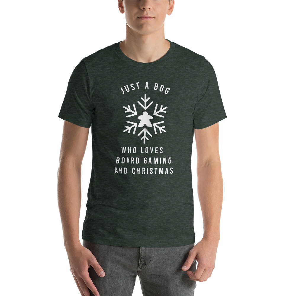 Just a BGG Who Loves Board Gaming And Christmas - Christmas Unisex T-Shirt