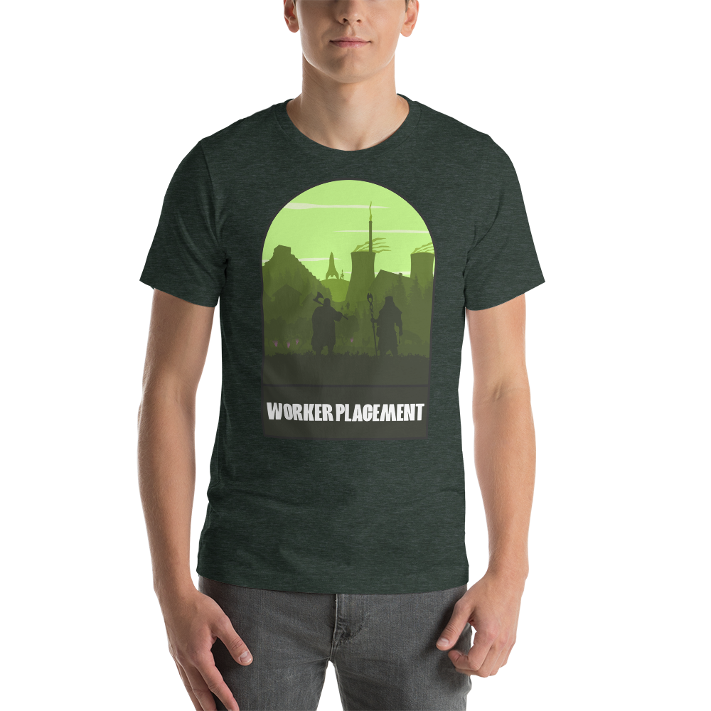 Worker Placement Board Game Mechanic Unisex T-Shirt