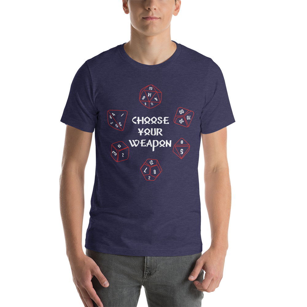 Choose Your Weapon Dungeon RPG Unisex T-Shirt