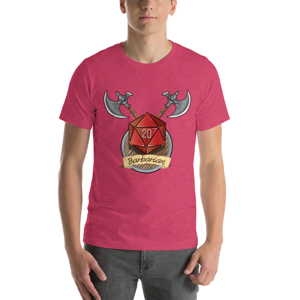 Barbarian Fantasy RPG Character class Unisex T-Shirt