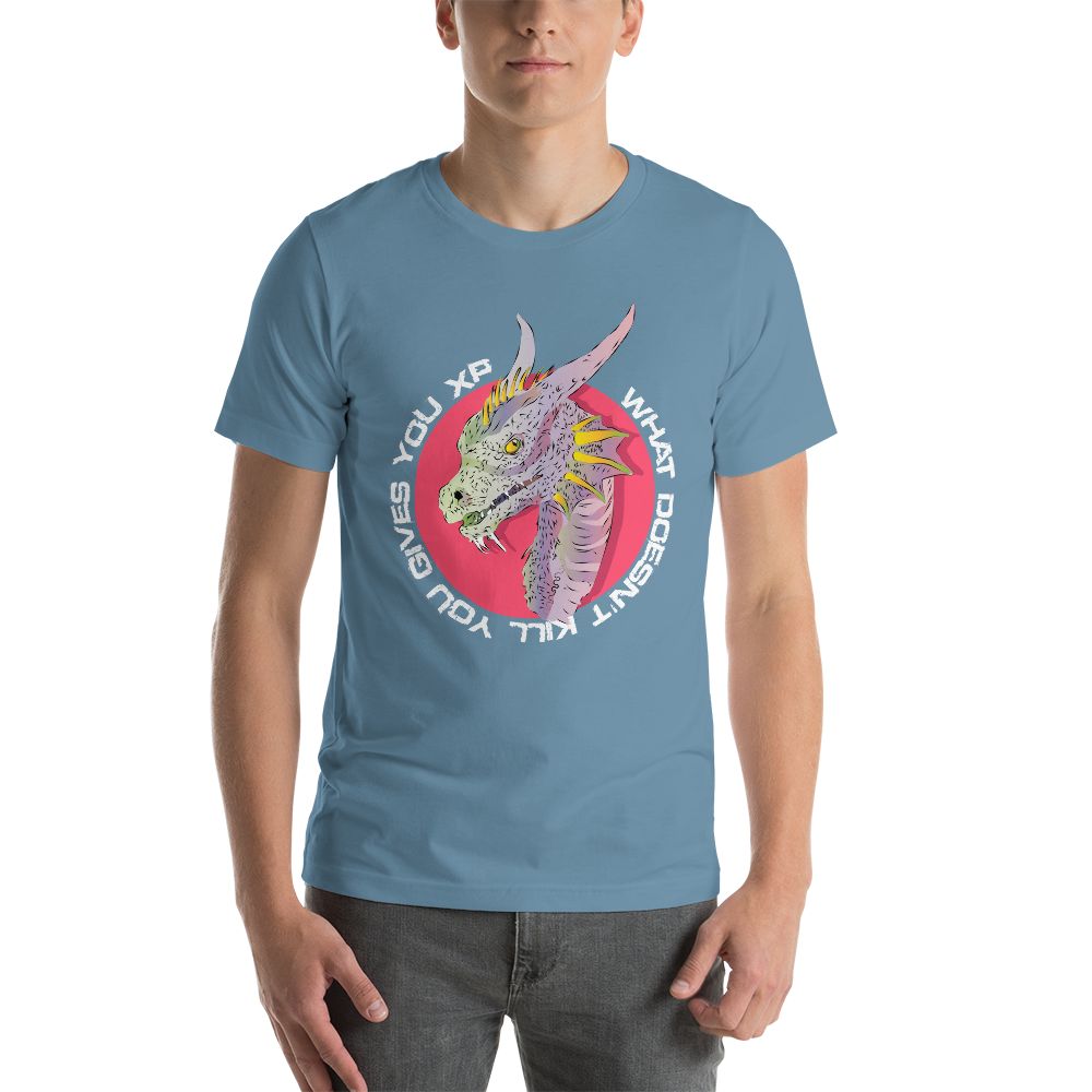 What Doesn't Kill You Gives You XP Dragon RPG Unisex T-Shirt