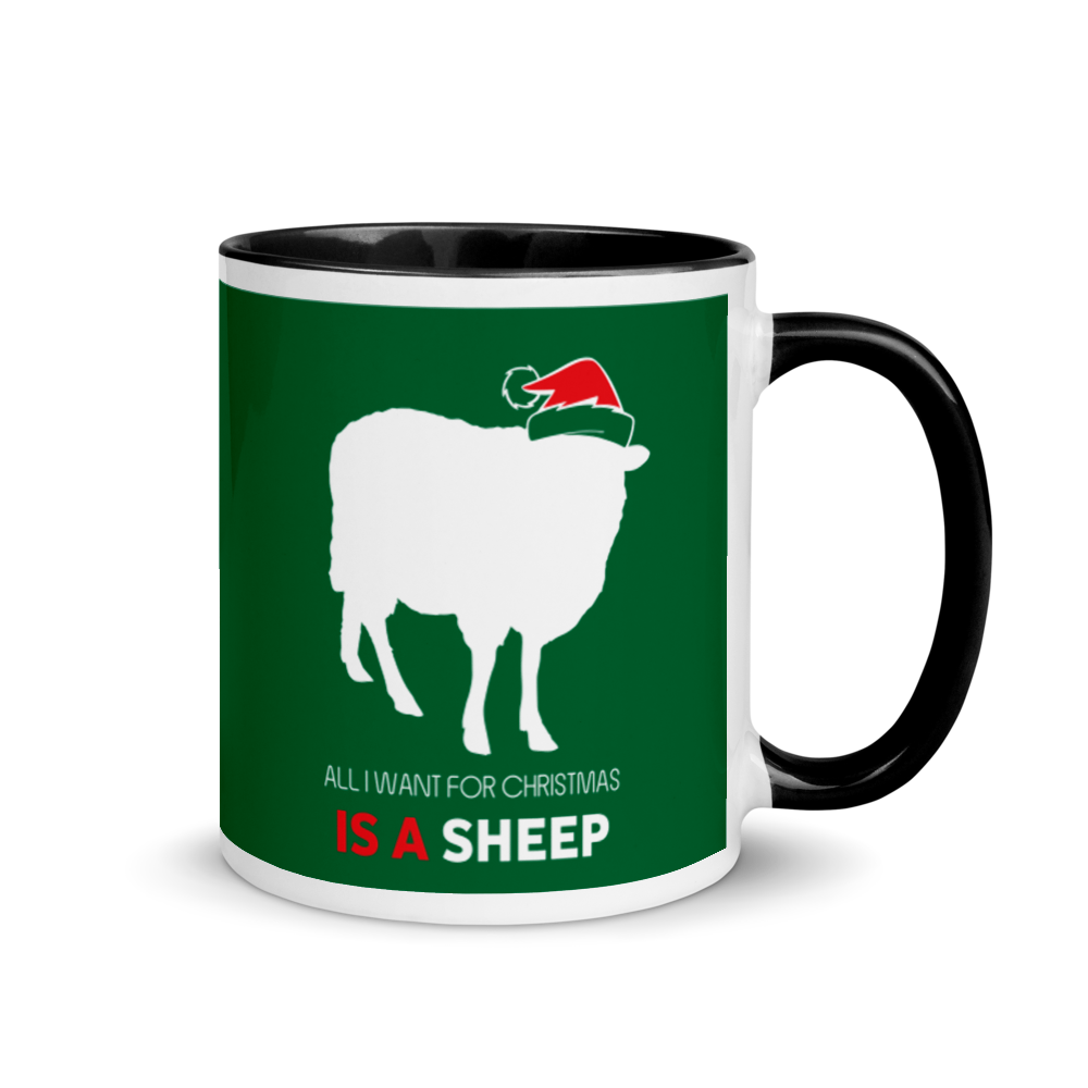 All I Want For Christmas Is A Sheep - Catan Christmas Mug