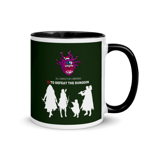 All I Want For Christmas Is To Defeat The Dungeon Festive Dungeon RPG Mug