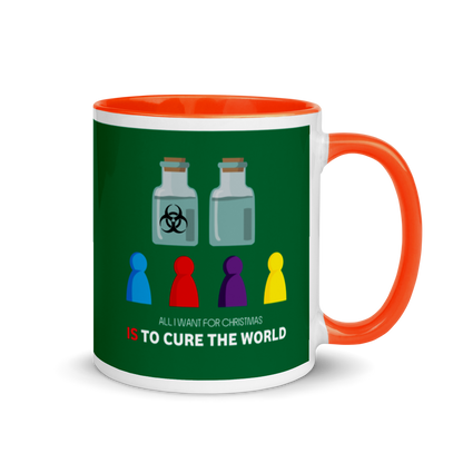All I Want For Christmas Is To Cure The World Festive Mug