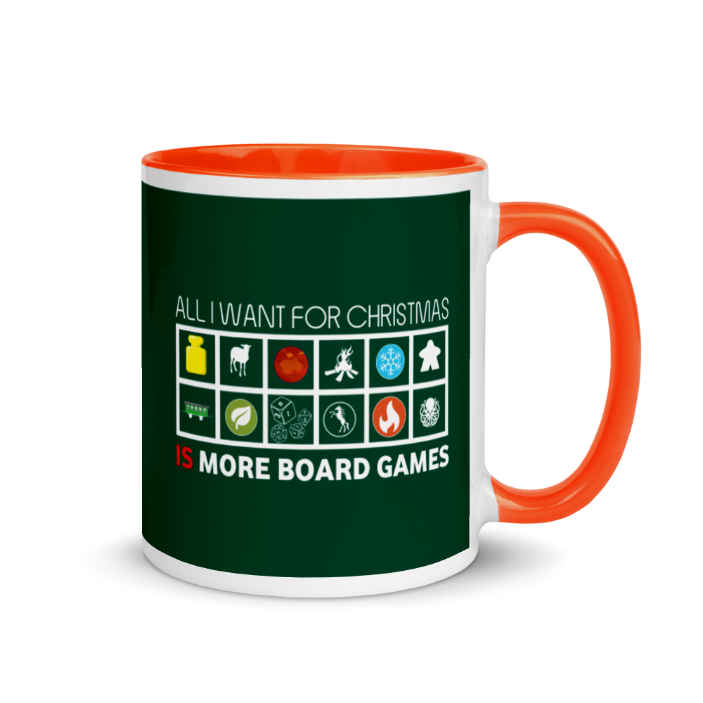 All I Want For Christmas Is More Board Games Festive Mug