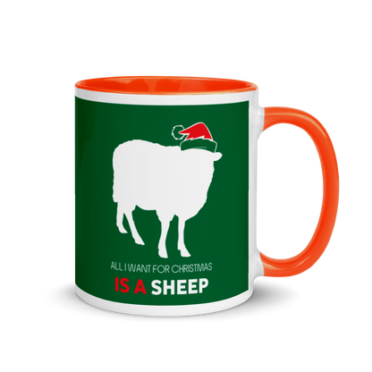 All I Want For Christmas Is A Sheep - Catan Christmas Mug