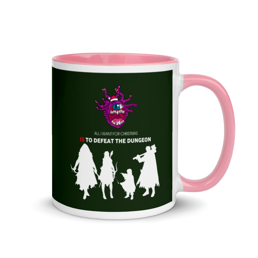 All I Want For Christmas Is To Defeat The Dungeon - Christmas Dungeon RPG Mug