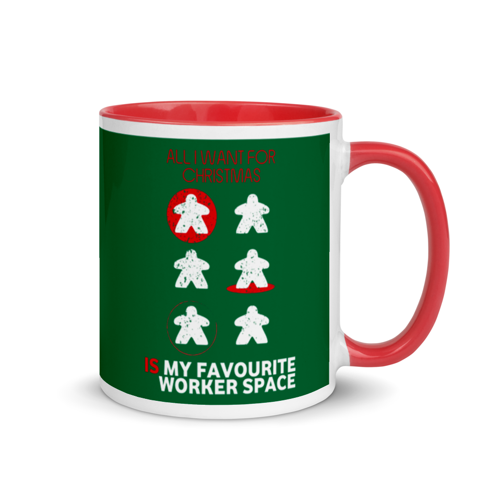 All I Want For Christmas Is My Favourite Worker Space - Christmas Mug