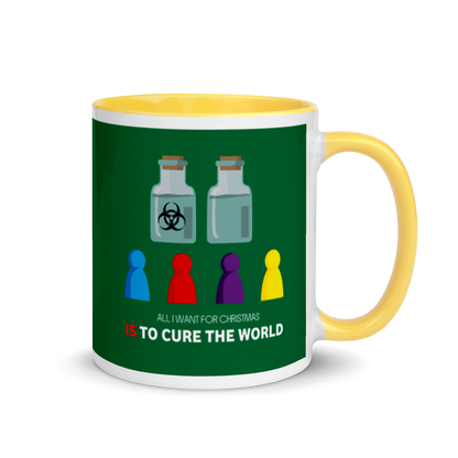 All I Want For Christmas Is To Cure The World Festive Mug