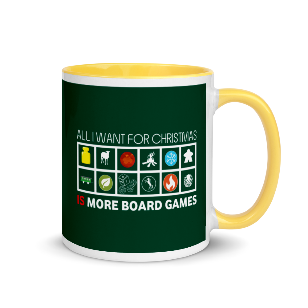 All I Want For Christmas Is More Board Games Festive Mug